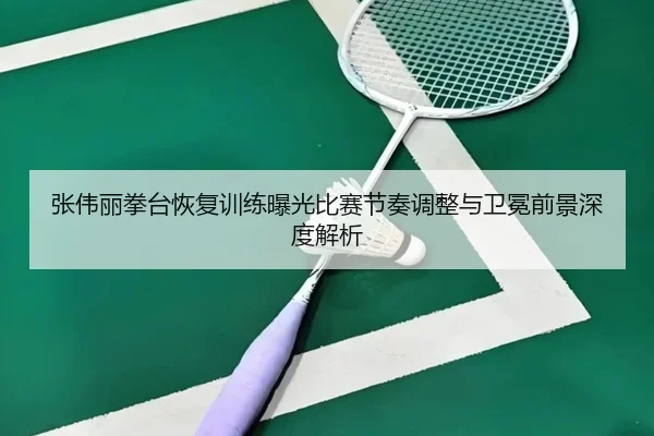 张伟丽拳台恢复训练曝光比赛节奏调整与卫冕前景深度解析